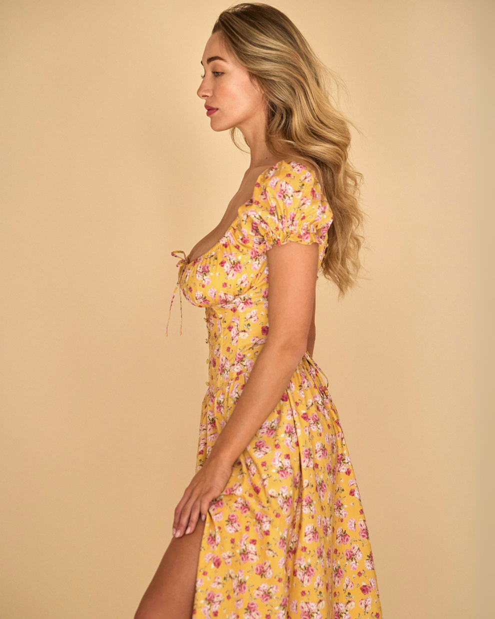 The Raw Milkmaid Dress